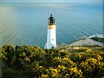 Maughold Head lighthouse.