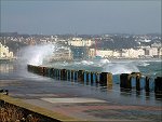 High Tide on Douglas Promenade - (20/2/2003)