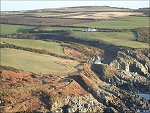 Overlooking Groudle Glen Railway Line - (17/2/03)