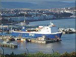 P & O European Mariner in Douglas Harbour.