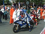 A typical scene at TT 2003 startline  - 1/6/03