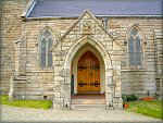 The entrance porch to the "Royal Chapel" at St Johns Church.