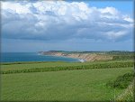 Looking Notrth towards the sandy coast of Kirk Michael.