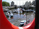 Low tide in Castletown Inner Harbour - (23/5/03)