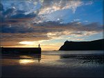 Sunset at Port Erin.