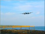 On final approach into Ronaldsway Airport.