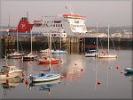 Reflections in Douglas Harbour.