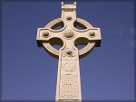 A Celtic Cross at St. Johns Church.