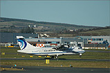 An Aer Arran flight arrives at Ronaldsway - (1/12/05)