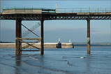 The old and new piers in Ramsey - (12/12/05)