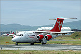 A Euromanx AVRO RJ70 Jet at Ronaldsway - (7/7/05)