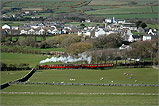 Fenella heads to bed at Port Erin Station.