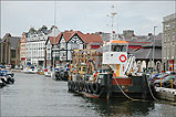 A high Spring tide on North Quay - (1/4/06)