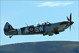 A WWll Spitfire lX at Jurby - (8/8/04)