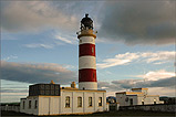 The Point of Ayre Lighthouse at Sunset - (16/8/04)