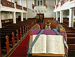 A pulpit view of the interior of St Georges Church - (23/1/04)