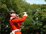 Playing to the crowd at Bishopscourt open afternoon - (5/7/03)