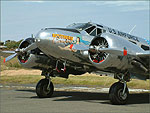 A Harvard Beech Twin at Jurby Airfield - (6/7/03)