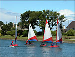 Yachts racing on Mooragh Lake Ramsey - (4/7/04)