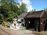 The Manx Electric Railway Tram Stop at Dhoon Glen - (4/7/04)