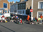 Kart racing around the streets of Peel - (26/6/04)
