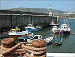 All tied up next to the Raglan Pier Port Erin - (27/5/04)