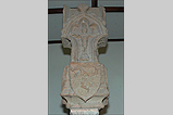 A portrait view of the 14th Century Maughold Parish Church Cross - (2/10/04)