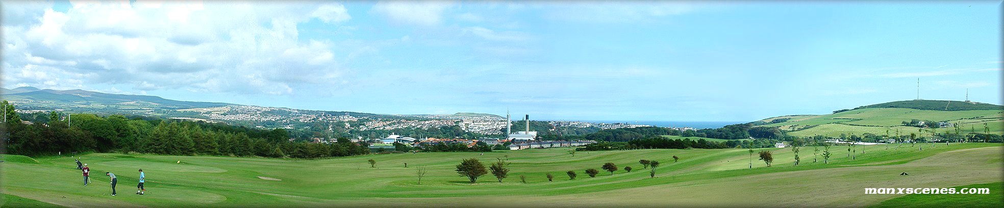 Overlooking Douglas from the top of Pulrose Golf Course.