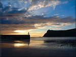 Sunset at Port Erin...